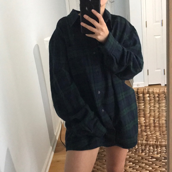 Vintage Upcycled Redone Oversized Flannel Shirt - Picture 3 of 7